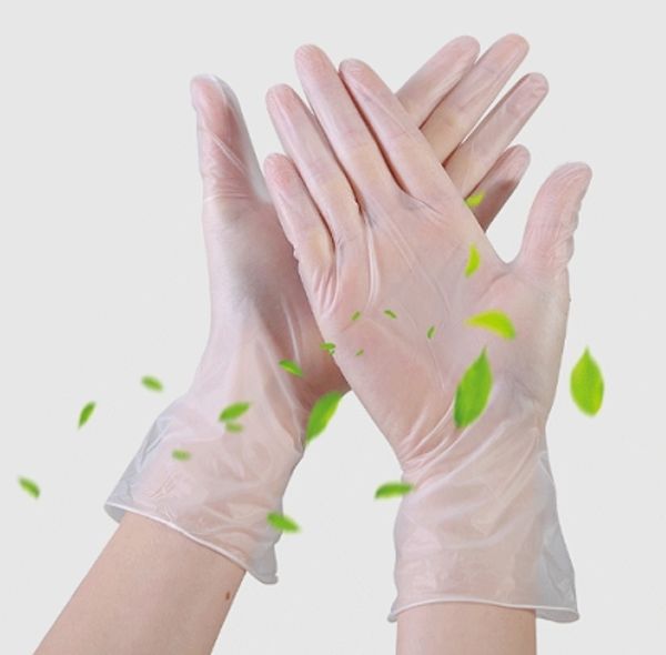 

package mail household disposable gloves food pvc plastic transparent protective latex dishwashing kitchen household cleaning