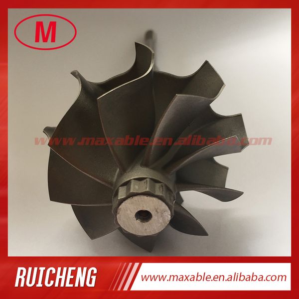 

td05hr 49.12x55.00mm 9 blades reverse turbine wheel&shafurbo wheel for turbocharger