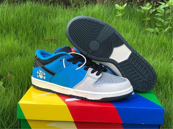 

instant skateboards x sb low skateboarding shoes men running shoes grey toe 3m reflective blue hero sports sneakers with box