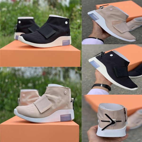 

2019 new mens fear of god mid moccasin sneakers for men fog sneaker male trainers womens running shoes female jogging shoe size 36-45