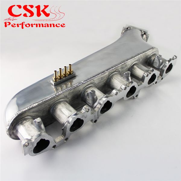 

new polished aluminium air intake manifold for land crusier 4.5l silver