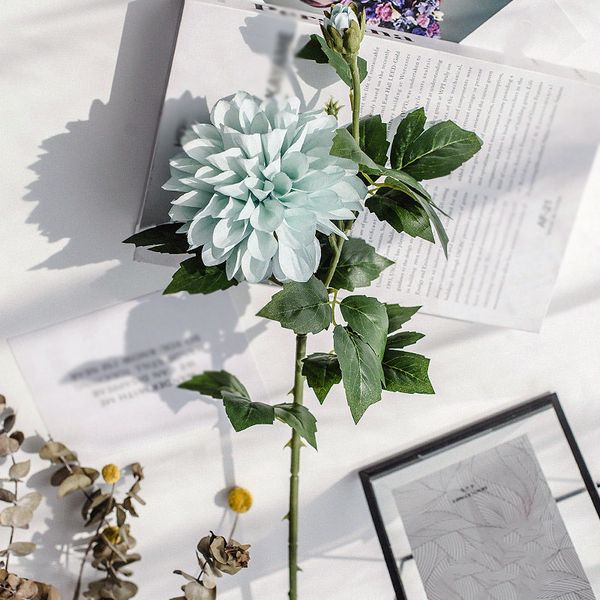 

artificial dahlia flower decoration home window bouquets decor room convenient