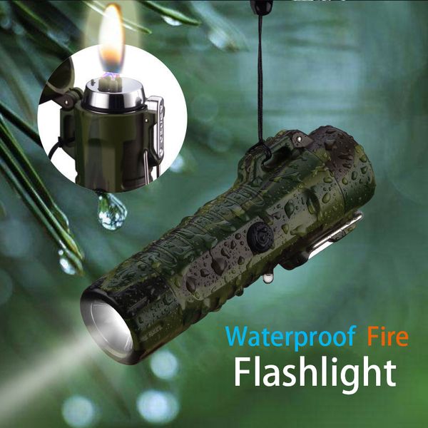 

waterproof cigarette lighter car accessories electronic gadgets usb charger adapter outdoor camping light a fire