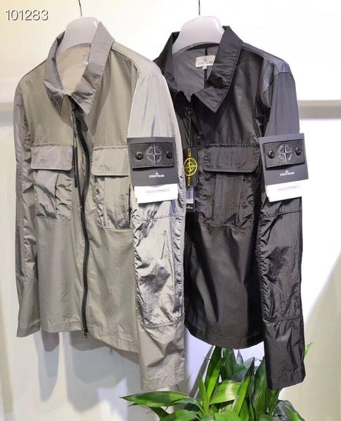 

2019 pring and autumn new tone metal nylon jacket men 039 and women 039 i land un protection hirt m 2xl