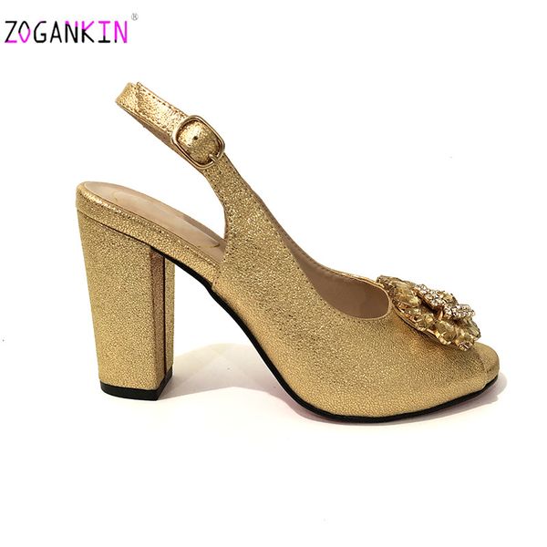 

2019 new arrival gold color women shoes peep toe pumps pu leather high heels wedding sandals for dress, Black