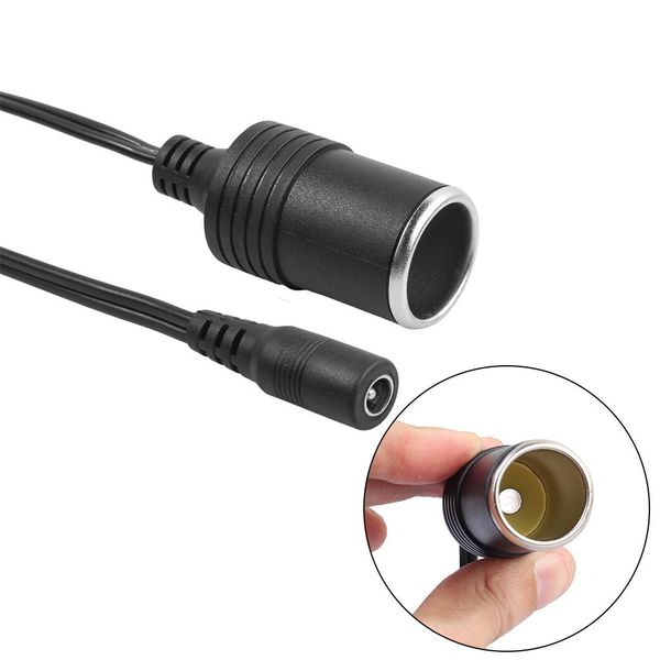 

12v 24v car's cigarette lighter charger cable socket female plug connector adapter