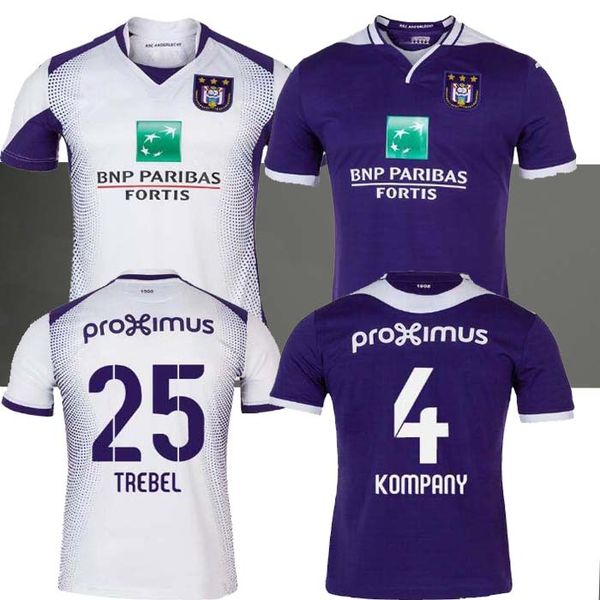 

2019 2020 rsc anderlecht verschaeren soccer jersey 19 20 rsca uitshirt home away camiseta football shirt kompany maillots de football, Black;yellow