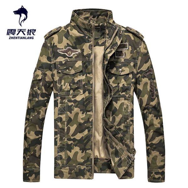 

2020 army jacket men camouflage tactical camouflage casual fashon bomber jackets spring coatplus size 4xl dropshipping, Black;brown