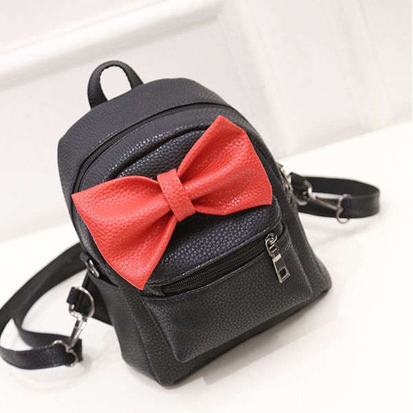 

5#women leather shoulder school bag backpack travel satchel rucksack handbag small backpack cute mochila feminina