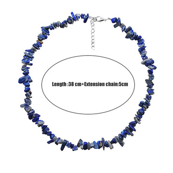 

women gravel necklace mixed stone beads handmade necklace jewelry gifts, Golden;silver