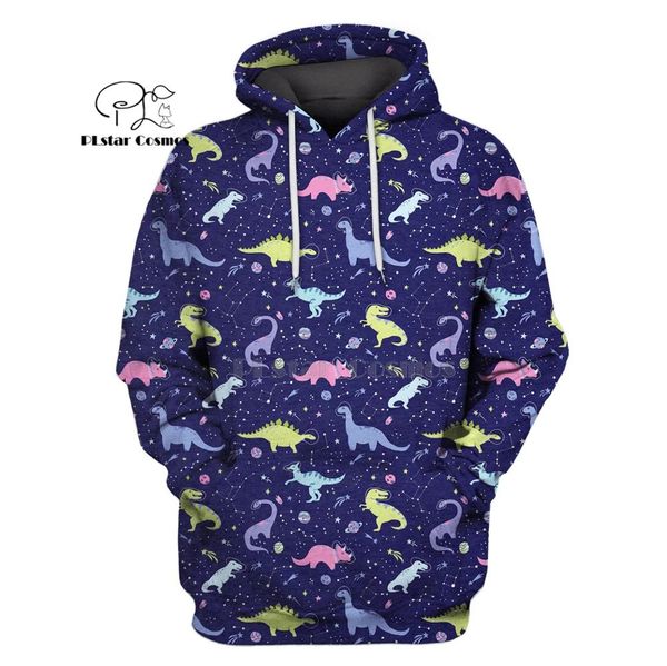 

plstar cosmos armstrong space dinosaurs in space3d hoodies/shirt/sweatshirt winter autumn funny harajuku long sleeve streetwear, Black