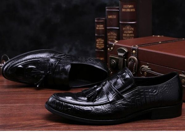 

fashion men real leather casual shoes spring men flats lazy male oxfords men soft leather shoes chaussure homme 66-310, Black