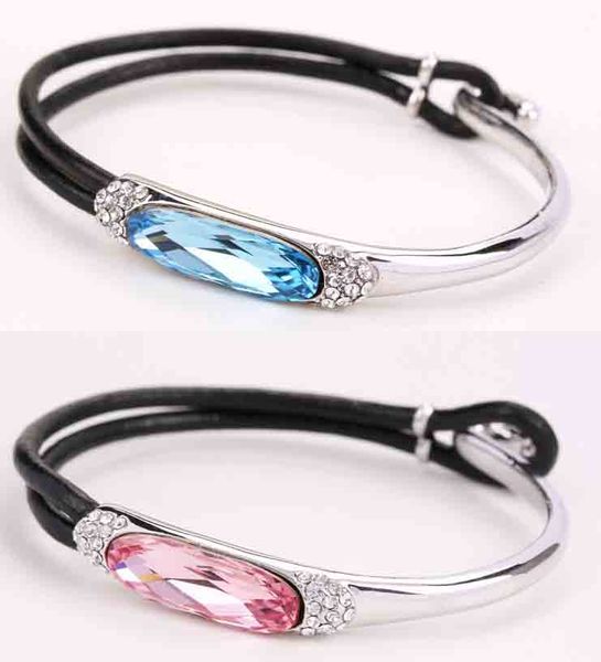 

beautiful crystal lady's bracelets as a birthday gift for close lovers, Golden;silver