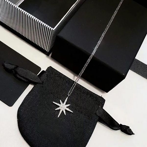 

pendant necklaces ypay8 fashion zircon 925 sterling silver luxury sweater chain necklace jewelry brand women wedding clavicle