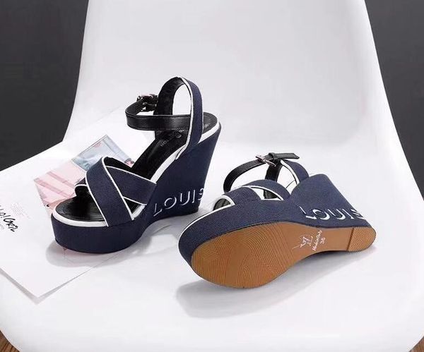

new 2019 luxury style patent leather thrill heels women unique letters sandals dress wedding shoes shoes ing, Black