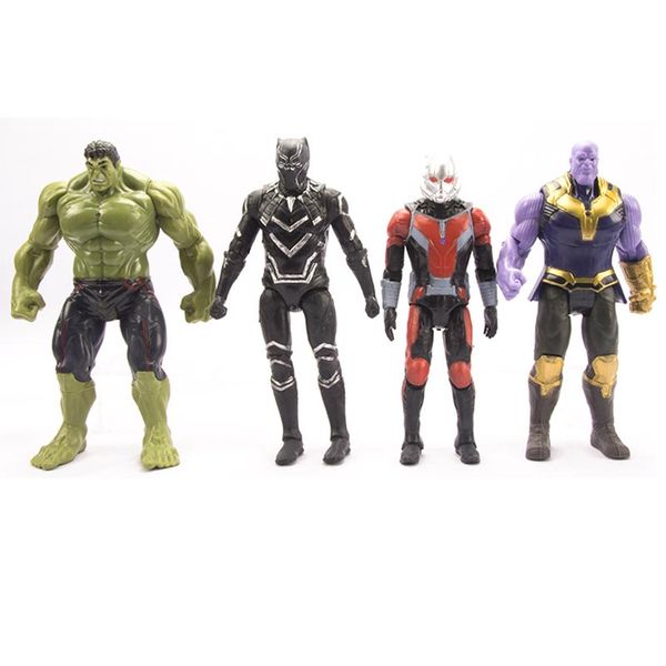 2019 New Avengers 4 Avengers Endgame Action Figures Toys Marvel Thanos Iron Man Captain Marvel Hulk Captain America Model Doll Kids Toys C23 From