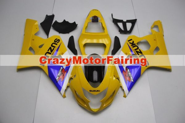 

высокое качество новый abs мотоцикл обтекатели, пригодный для suzuki gsxr600 750 600 750 k4 2004 2005 04 05 комплект кузова на заказ хороший