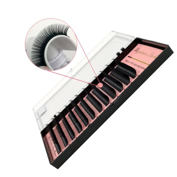 

1 tray/lot eyelash extension 3d individual eye lashes classic volume lashes silk mink lashes all sizes