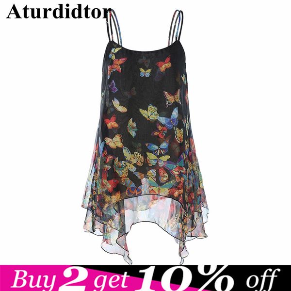 

plus size printed cami tank top, White