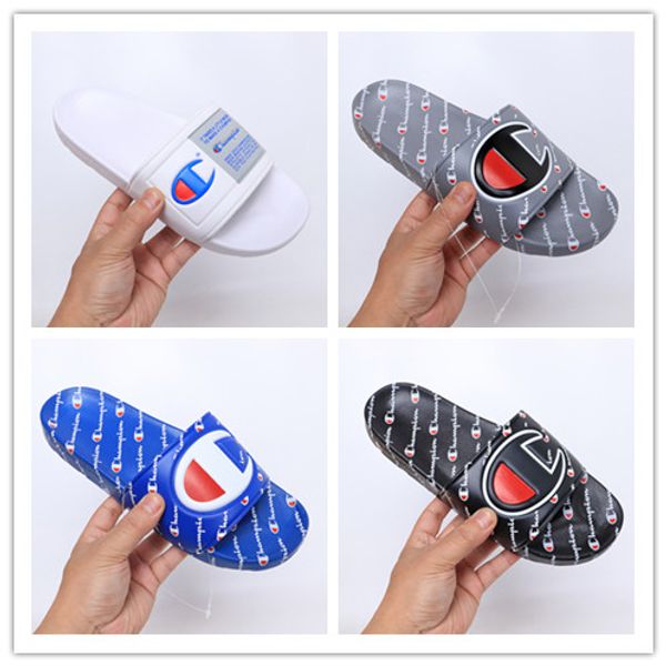 

2019 men fa hion champion letter andal ummer lipper lip on flip flop wedge platform andal beach water rain mule hoe 36 45