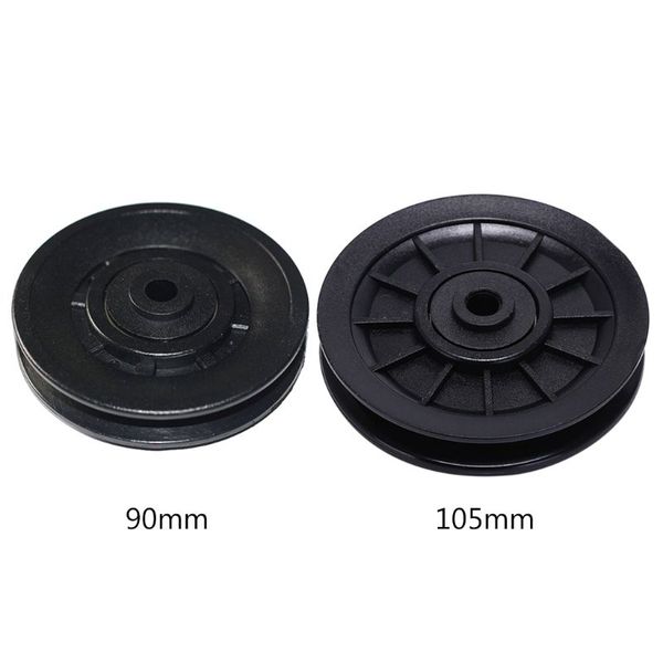 

1 pc durable wearproof nylon bearing pulley wheel cable gym fitness equipment accessories 90/105mm