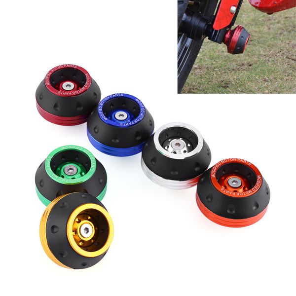 

cnc aluminum front fork wheel frame sliders motorbike falling protection scooter moped motocicleta motorcycle accessories