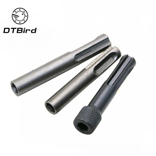 

3pcs adaptors hex shank drill bit chuck adaptor sds converter nut impact driver set for drilling tools 1/4" hammer drilling dt6