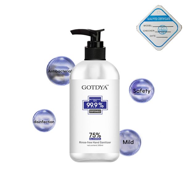 

с 75% спиртовым антисептиком одноразовый дезинфицирующий гель для рук 300 мл без полоскания дезинфицирующий гель для дезинфекции антибактери