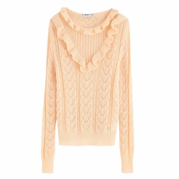 

bb65-9674 european and american fashion layered decorative knitted shirts, White;black