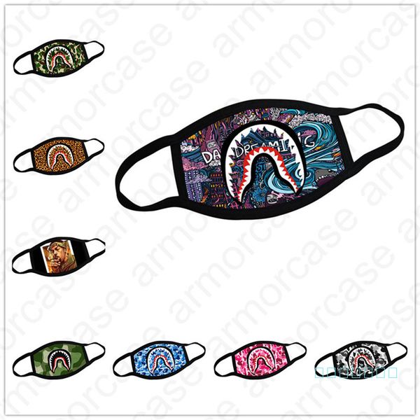 

Новый купальный обезьяна маска для лица весь сезон роскошный камуфляж акула рот-муфель Леопард камуфляж маски для лица спорт велоспорт Маска бренд маски D4901