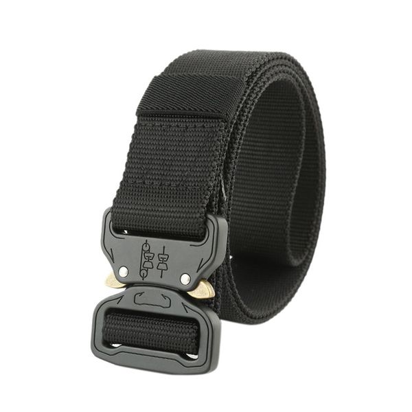 

2018 tactical belt men 1000d nylon metal buckle knock off belts us army soldier carry waist belt swat combat equipment, Black;brown