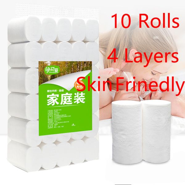 

3-слойная рулонная бумага ванная комната мягкие туалетные полотенца первичная древесная масса ванная комната мягкие ткани салфетка 10 рулоно