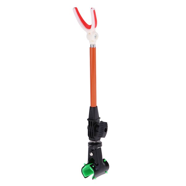 

fishing rod bracket rotating pole rear support