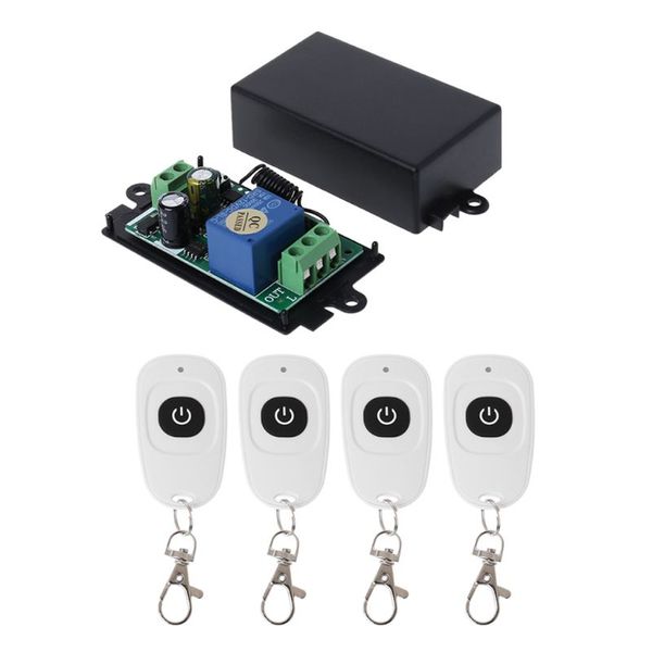 

1set 433mhz remote control ac110-220v 1ch rf relay switch receiver module
