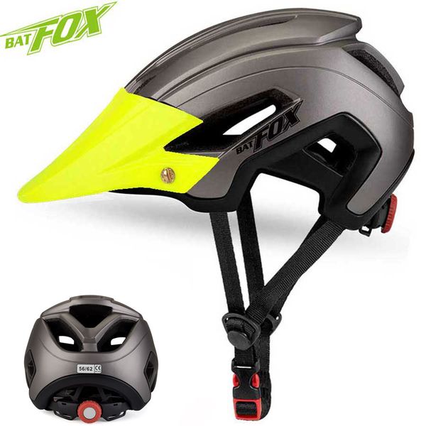 

batfox men women cycling helmet trail xc bicycle helmet in-mold mtb bike road mountain bicycle helmets safety sport cap