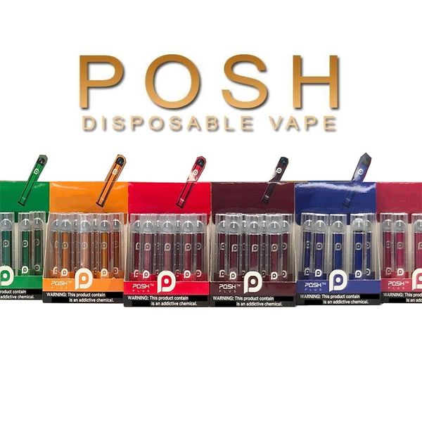 

Новый модернизированный Posh Plus Одноразовые устройства Vape Pen 400mAh Батарея разряжена боб с 2,0 мл картридж против Vgod Стиг MR тумана