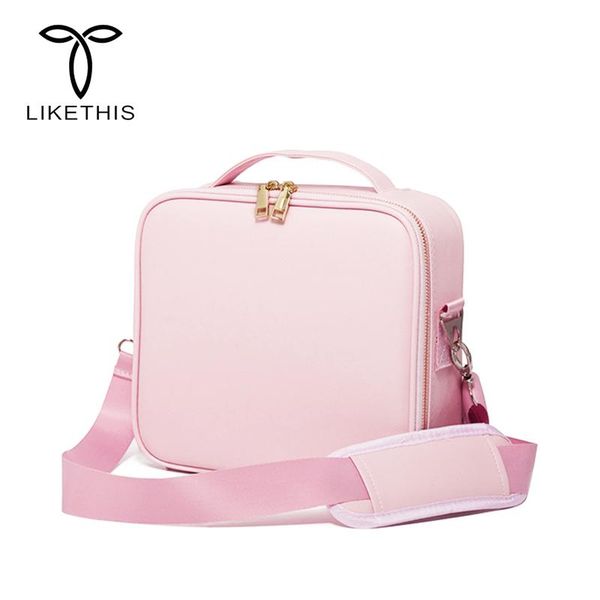 

likethis new cosmetic bag organizer women travel make up cases big capacity cosmetics suitcases for makeup t200110