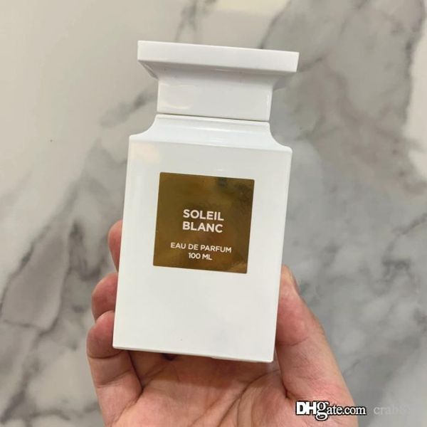 

luxurious neutral perfume soleil blanc white bottle 100ml edp oriental floral long lasting new in box delivery the same brand