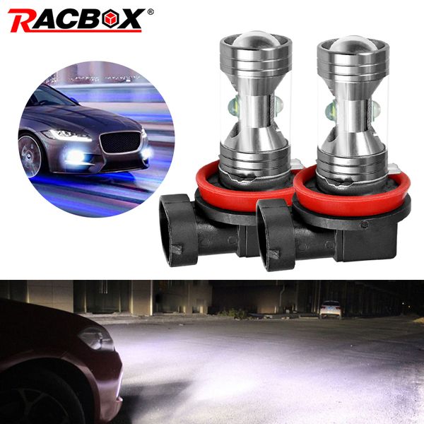

h7 h8 h11 9005 9006 car led fog light bulb drl car driving light high power chips waterproof white beam fog lamp accessories