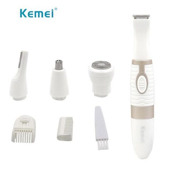 Kemei Pg500 4in1 Electric Nose Hair Trimmer Eyebrow Beard Trimer