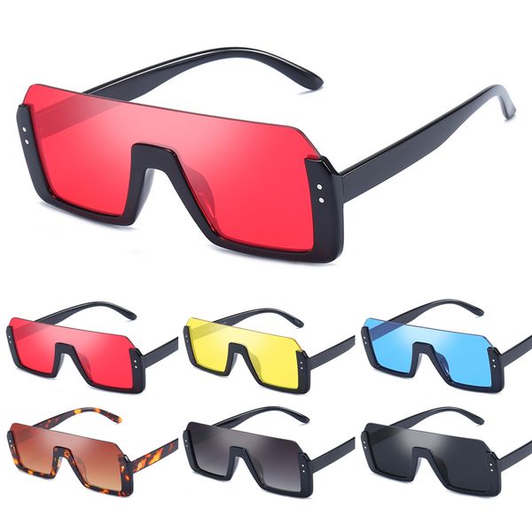 

new oversized sunglasses women men clean lens eyewear sunglasses ladies square sun glasses female accessories uv400, White;black
