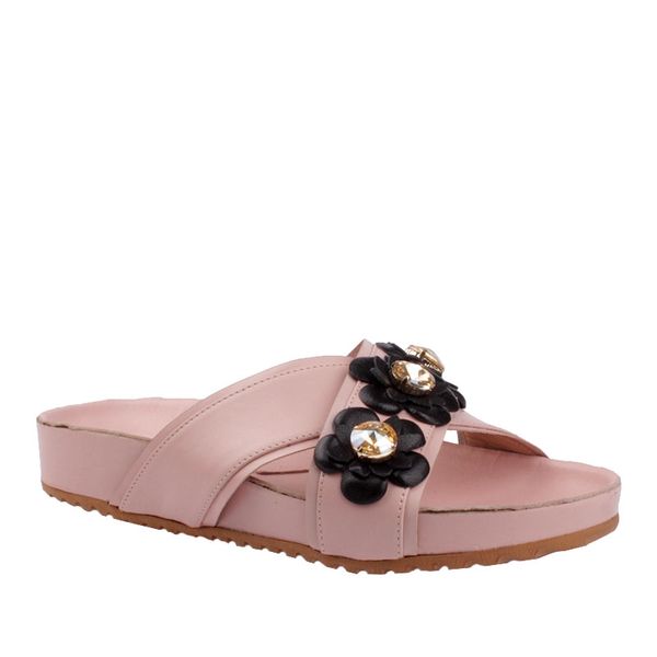 

John May White Women's Slipper Po-16209 Fs Ladies Footwear