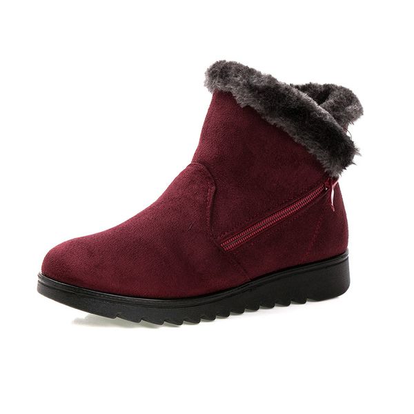 moda top lusso inverno nuove vecchie scarpe di stoffa di Pechino donne calde vecchi stivali da neve stivali di cotone di grandi dimensioni scarpe di cotone medie e vecchie