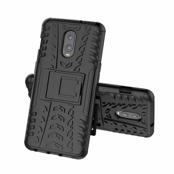 

shockproof with stand back cover armor hard pc for oneplus 6t case