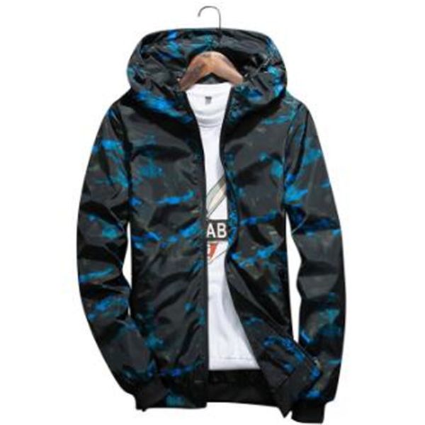 

2018 men's spring summer hood jackets fashion camouflage print waterproof windbreaker casual bomber jacket coat outwear chaqueta, Black;brown