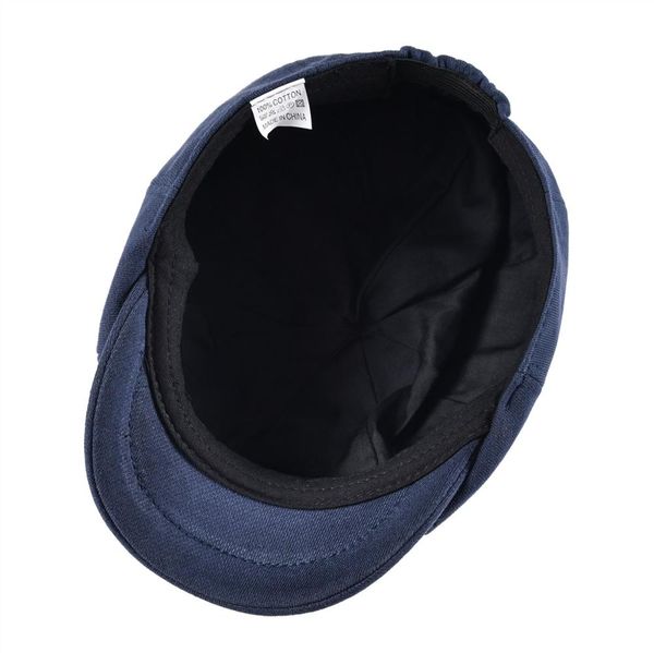 

voboom big size cotton flat cap men women 8 panel ivy caps retro newsboy caps soft breathable cabbie gatsby ivy hat 321, Blue;gray