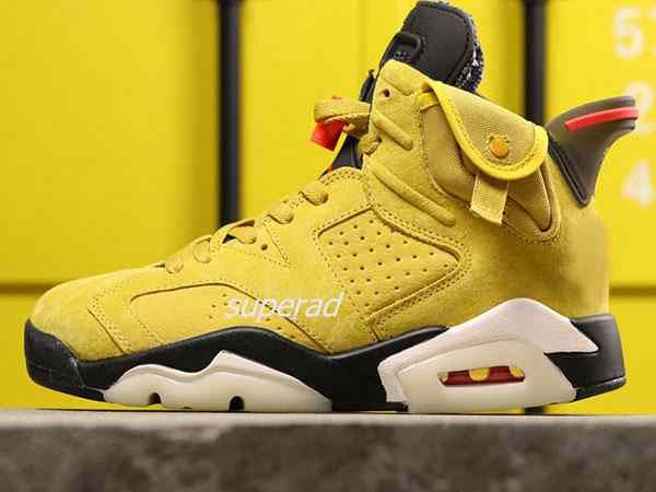 

travis scotts x 6 mens basketball shoes 3m ts olive green yellow designer sneakers tinker cactus jack baskets 6s des chaussures size 12