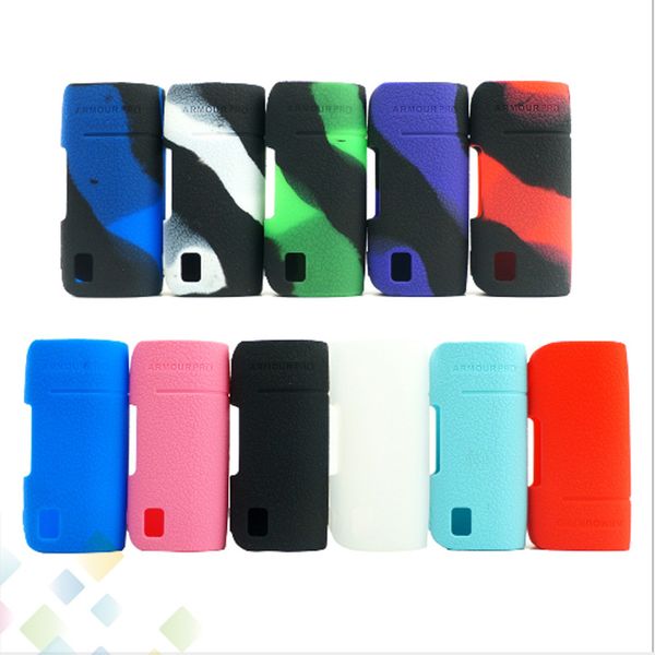 

Silicone Case for Vaporesso Armour Pro 100W Leather Line Protective Cover Soft Rubber Skin Protector Anti Scratch DHL Free
