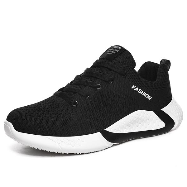 

fashion men shoes casual breathable mesh men shoes sneakers black lightweight trainers soft big size footwear 2020