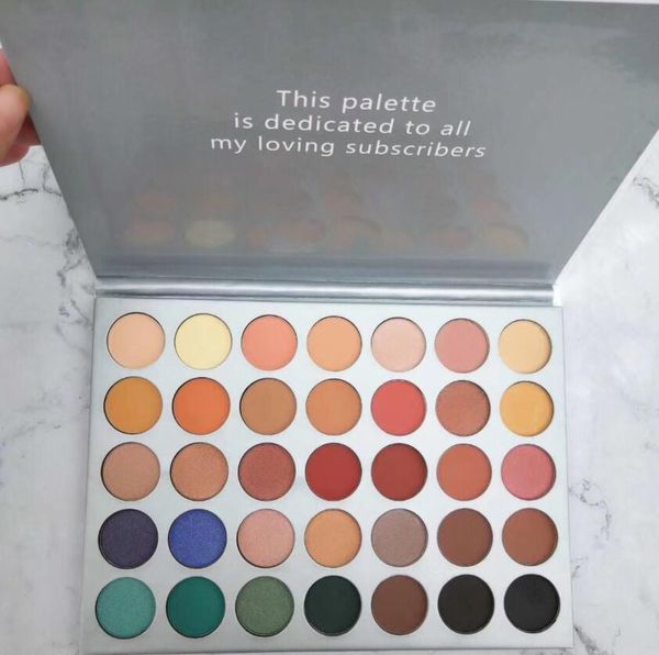 

35 color m brand eye hadow palette matte himmer makeup eye hadow palette co metic palette eye hadow drop hipping